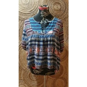 Flowy boho style blouse